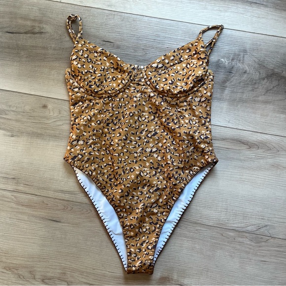 CAPITTANA Kenia Tropical Animal Print One-Piece Bikini Large Swimsuit - Picture 5 of 10